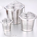 Axya 304 Stainless Steel Tea Ball Spice Infuser Basket Soup Flavor Strainer Box