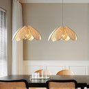 Nordic Wabi Sabi Chandelier Petal Pendant Light by Axyaa