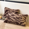 Axyaa Plush Rabbit Velvet Pillow Cover Set - Soft & Fluffy Decorative Pillow Sham