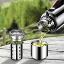 Axyaa Stainless Steel Thermos Bottle: Keep Cold/Hot, Insulated, Outdoor, 1000ML