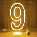 Axyaa Neon Party Sign 38cm Birthday Lights USB Powered with Dimmable Base