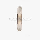 Axyaa Marble LED Wall Sconce - Luxury Black Gold Indoor Light Fixture