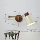 Axyaa Wabi-Sabi Iron LED Wall Lights Swing Arm Vintage Wandlampen