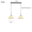 Axyaa Cream LED Chandelier Pendant Light for Living Room Bedroom Restaurant