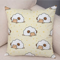 Axyaa Cartoon Animal Cushion Cover: 45*45cm for Living Room, Sofa, Car, Children's Room