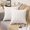Axyaa Cotton Linen Cushion Cover Set for Modern Home Decor