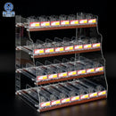 Axyaa Woodgrain Aluminium Cigarette Display Shelf - Tobacco Store Shelving