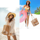 Axyaa Mesh Beach Tote: Women's Shoulder Handbag and Clothing Storage Bag