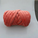 Axyaa Super Velvet Chunky Yarn - Thick Cotton Wool Tube Yarn for DIY Handwork
