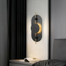 Axyaa Black Metal LED Wall Light for Parlor Bedroom Stairs