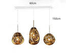 Axyaa Glass Pendant Light: Modern, LED, Creative Chandelier