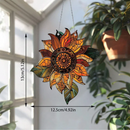 Sunflower Acrylic Wall Hanging by Axyaa - Home Decorative Art for Bedroom or Window