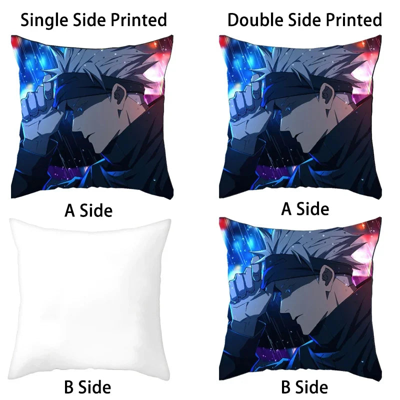 Jujutsu Kaisen Itadori Yuji & Gojo Satoru Pillowcases by Axyaa - Home Decor & Sofa Essential