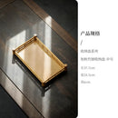 Axyaa Zen Bamboo Tea Tray: Stylish Kungfu Tea Storage Shelf for Home or Office