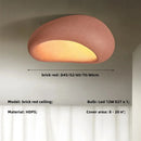 Axyaa Nordic Wabi Sabi LED Ceiling Light Cream Chandelier Fixture