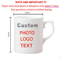 Personalized Photo Mug, Family, Kids, Lovers, Logo, Text Mugs by Axyaa