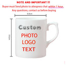 Personalized Photo Mug, Family, Kids, Lovers, Logo, Text Mugs by Axyaa