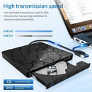 Axyaa USB 3.0 Type C External DVD CD Player RW Writer - Portable Optical Drive