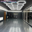 Axyaa Honeycomb Hexagon Ceiling LED Light - 6500K for Car Detailing & Garage