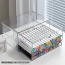 Acrylic Desk Organizer Set - Axyaa Stationery Drawers & Pen Holder