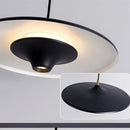 Axyaa Modern Minimalist Dining Table with UFO Pendant Light