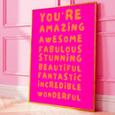 Axyaa Uplifting Quotes Canvas Wall Art for Modern Home Decor