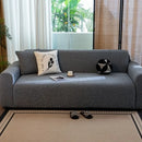 Axyaa Elastic Bubble Cloth Sofa Cover | Full Wrap | Modern Cream Series