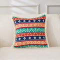 Axyaa Retro Cotton & Linen Throw Pillowcase 45x45 - Yarn-Dyed Jacquard Cover
