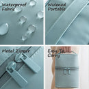 Axyaa Cylinder Makeup Bag with Inner Pocket - Waterproof Travel Cosmetic Pouch