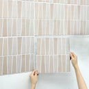 Axyaa Peel and Stick PVC Wall Panels - Self-adhesive Tile Stickers for RV, Kitchen, Living Room