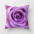 Rose Flowers Cushion Cover 45x45cm Nordic Style Home Decor Throw Pillow Axyaa