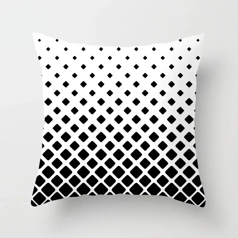 Axyaa Geometric Stripe Printed Pillowcase - Modern Home Decor