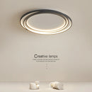 Axyaa Modern Simple Bedroom LED Ceiling Lights Dimmable Round Luster Lamp