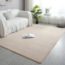Pink Coral Velvet Carpet by Axyaa: Plush Living Room Rug for Home Decor and Kids Room