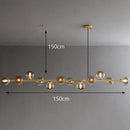 Axyaa LED Pendant Light Chandeliers for Modern Living & Dining Room Lighting