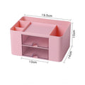 Axyaa Plastic Desk Drawer Organizer Pen Holder Stationery Pencil Storage Box Organize