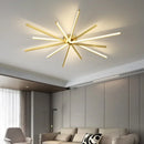 Axyaa Luxury Copper Chandelier LED Ceiling Lamp for Living Room, Bedroom, Study