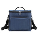 Axyaa Insulated Crossbody Lunch Bag for Outdoor Picnics with Large Capacity and Shoulder Strap