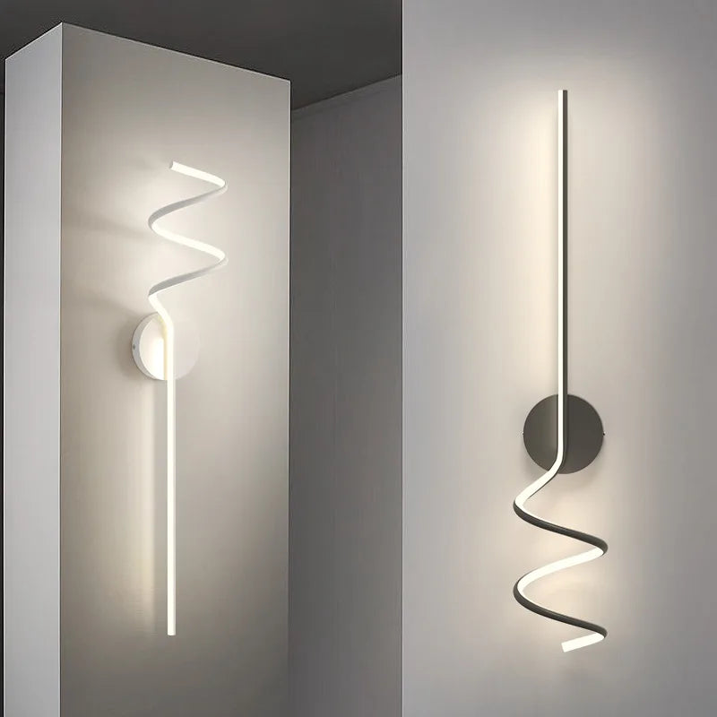 Axya LED Wall Sconce: Modern Minimalist Light Fixture for Living Room, Bedroom & Aisle