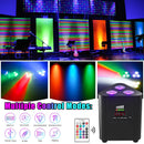 Axyaa 4PCS RGBW LED Par Lights: Remote Control, DMX, Stage Effect Lighting