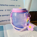 Cream Flower Cup Holder with Lanyard for Axyaa Stanley Cup Accessories & Starbucks Tumbler