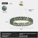 Axyaa Luxury Glass Chandelier: Modern Design for Living Room, Bedroom, Hotel, Bar Counter