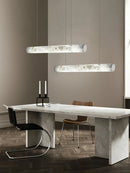 Axyaa Copper Marble Pendant Lamp for Modern Living Room Aesthetic