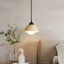 Axya Japanese Yellow Travertine Bedside Pendant Light
