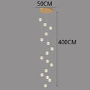 Axyaa Staircase Chandeliers: Modern LED Pendant Light Lamps for Living Room and Indoor Lighting