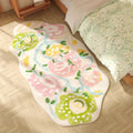 Axyaa Plush Bedroom Carpet: Soft, Thick, Washable, Anti-slip Floor Mat in Fluffy Design