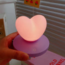 Axyaa Heart-Shaped Touch Control Table Lamp for Bedroom & Bedside Decor