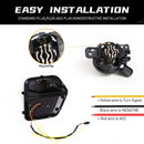 Axyaa LED DRL Turn Signal Fog Lamps for Chevrolet Colorado 2023 2024