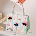 Axyaa Cartoon Lunch Box Bag: Korean Style Ice Bag for Student Worker, Thermal Lunch Storage