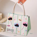 Axyaa Cartoon Lunch Box Bag: Korean Style Ice Bag for Student Worker, Thermal Lunch Storage